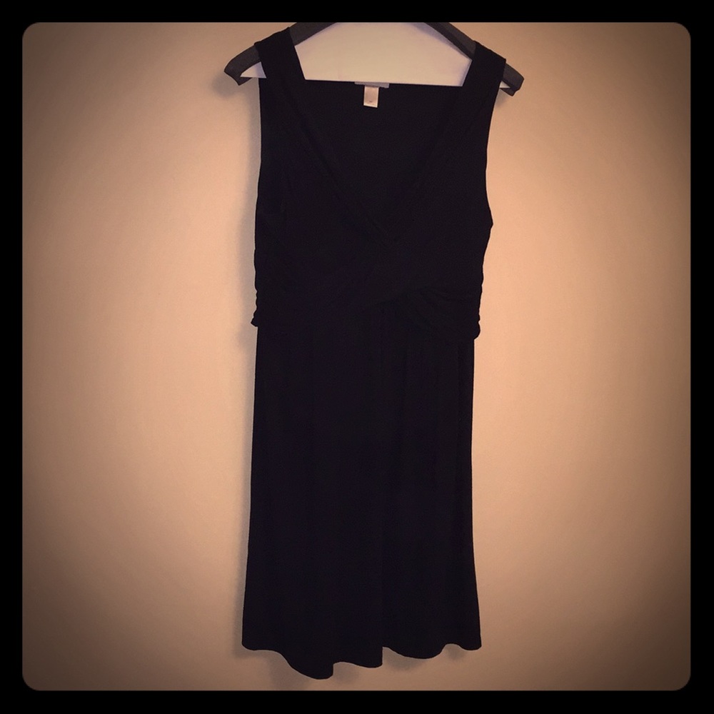 Little black knit dress